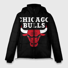 Мужская зимняя куртка 3D с принтом CHICAGO BULLS в Рязани, верх — 100% полиэстер; подкладка — 100% полиэстер; утеплитель — 100% полиэстер | длина ниже бедра, свободный силуэт Оверсайз. Есть воротник-стойка, отстегивающийся капюшон и ветрозащитная планка. 

Боковые карманы с листочкой на кнопках и внутренний карман на молнии. | Тематика изображения на принте: bulls | chicago | chicago bulls | nba | red bulls | usa | америка | быки | нба | сша | чикаго буллс