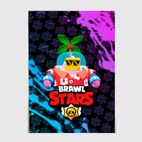 Постер с принтом BRAWL STARS (NEW SPROUT) [9] в Рязани, 100% бумага
 | бумага, плотность 150 мг. Матовая, но за счет высокого коэффициента гладкости имеет небольшой блеск и дает на свету блики, но в отличии от глянцевой бумаги не покрыта лаком | 8 bit | android | brawl | brawl stars | clash | clash royale | game | leon | royale | sprout | stars | андроид | игра | кольт | леон | мобильные игры | спраут