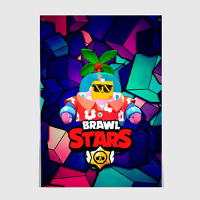 Постер с принтом BRAWL STARS (NEW SPROUT) [12] в Рязани, 100% бумага
 | бумага, плотность 150 мг. Матовая, но за счет высокого коэффициента гладкости имеет небольшой блеск и дает на свету блики, но в отличии от глянцевой бумаги не покрыта лаком | 8 bit | android | brawl | brawl stars | clash | clash royale | game | leon | royale | sprout | stars | андроид | игра | кольт | леон | мобильные игры | спраут