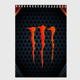 Скетчбук с принтом MONSTER ENERGY (Z) в Рязани, 100% бумага
 | 48 листов, плотность листов — 100 г/м2, плотность картонной обложки — 250 г/м2. Листы скреплены сверху удобной пружинной спиралью | black monster | bmx | claw | cybersport | energy | monster | monster energy | moto | motocross | race | sport | киберспорт | когти | монстер энерджи | монстр | мото | мотокросс | ралли | скейтбординг | спорт | то | энергия