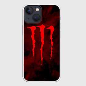 Чехол для iPhone 13 mini с принтом MONSTER ENERGY в Рязани,  |  | black monster | bmx | claw | cybersport | energy | monster | monster energy | moto | motocross | race | sport | киберспорт | когти | монстер энерджи | монстр | мото | мотокросс | ралли | скейтбординг | спорт | энергия