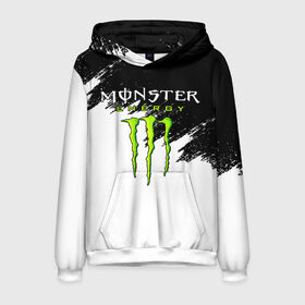 Мужская толстовка 3D с принтом MONSTER ENERGY в Рязани, 100% полиэстер | двухслойный капюшон со шнурком для регулировки, мягкие манжеты на рукавах и по низу толстовки, спереди карман-кенгуру с мягким внутренним слоем. | black monster | bmx | claw | cybersport | energy | monster | monster energy | moto | motocross | race | sport | киберспорт | когти | монстер энерджи | монстр | мото | мотокросс | ралли | скейтбординг | спорт | энергия