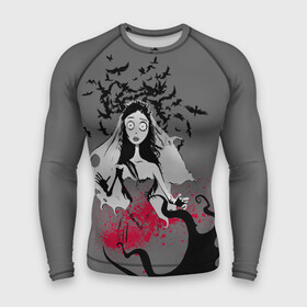 Мужской рашгард 3D с принтом Hand   driftwood в Рязани,  |  | corpse bride | emily | scraps | tim burtons | vdgerir | victor van dort | wedding | wine of ages | zombie | свадебный букет | тим бертон | труп невесты