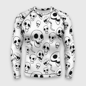 Мужской рашгард 3D с принтом Skulls pattern в Рязани,  |  | corpse bride | emily | scraps | tim burtons | vdgerir | victor van dort | wedding | wine of ages | zombie | свадебный букет | тим бертон | труп невесты