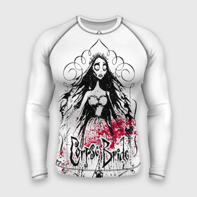 Мужской рашгард 3D с принтом Corpse Bride в Рязани,  |  | corpse bride | emily | scraps | tim burtons | vdgerir | victor van dort | wedding | wine of ages | zombie | свадебный букет | тим бертон | труп невесты