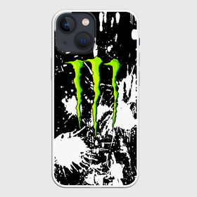 Чехол для iPhone 13 mini с принтом MONSTER ENERGY в Рязани,  |  | black monster | bmx | claw | cybersport | energy | monster | monster energy | moto | motocross | race | sport | киберспорт | когти | монстер энерджи | монстр | мото | мотокросс | ралли | скейтбординг | спорт | энергия