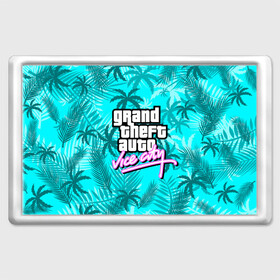 Магнит 45*70 с принтом GTA VICE CITY в Рязани, Пластик | Размер: 78*52 мм; Размер печати: 70*45 | grand theft auto | grove street | grove street 4 life | gta | gta 4 | gta 5 | gta sa | gta v | samp | san andreas | грув стрит | игры | самп | сан андреас