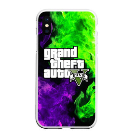 Чехол для iPhone XS Max матовый с принтом GTA 5 в Рязани, Силикон | Область печати: задняя сторона чехла, без боковых панелей | bright | fire | flame | grand theft auto | grove street | grove street 4 life | gta | gta 4 | gta 5 | gta sa | gta v | gta vice city | heat | light | samp | san andreas | vice city | wildfire | грув стрит | игры | искры | огненный | огонь | пламя