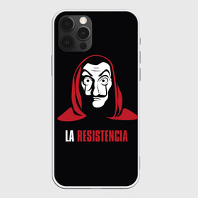 Чехол для iPhone 12 Pro Max с принтом БУМАЖНЫЙ ДОМ LA CASA DE PAPEL в Рязани, Силикон |  | Тематика изображения на принте: la casa de papel | netflix | банда | бумажный дом | дф сфыф ву зфзуд | испанский | криминал | ла каса де папель | мафия | надпись | профессор | сопротивление