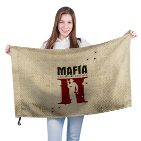 Флаг 3D с принтом Mafia 2 в Рязани, 100% полиэстер | плотность ткани — 95 г/м2, размер — 67 х 109 см. Принт наносится с одной стороны | 2 | 2020 | definitive | edition | mafia | банда | вито | гангстеры | герои | дон | игра | капоне | компьютерная | корлеоне | крестный | культ | мафия | мешковина | настольная | отец | персонаж | фильм