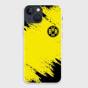 Чехол для iPhone 13 mini с принтом BORUSSIA в Рязани,  |  | borussia | fc | football | football club | sport | боруссия | спорт | спортивные | униформа | фк | футбол | футбольный клуб