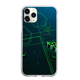 Чехол для iPhone 11 Pro матовый с принтом RAZER CYBERSPORT в Рязани, Силикон |  | game | gamer | razer | trend | игры | инромания | рейзер | рузер | тренды