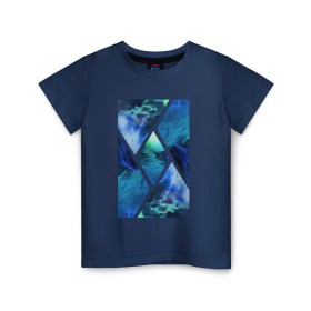 Детская футболка хлопок с принтом Синие дебри в Рязани, 100% хлопок | круглый вырез горловины, полуприлегающий силуэт, длина до линии бедер | авторская фотография | красочно | макро | природа | растения | синий | фотография