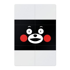 Магнитный плакат 2Х3 с принтом Kumamon в Рязани, Полимерный материал с магнитным слоем | 6 деталей размером 9*9 см | fire | for | glory | hell | japan | kumamon | of course | ofc | satan | the | иероглифы | кумамон | медведь | огонь | пожар | сатана | япония