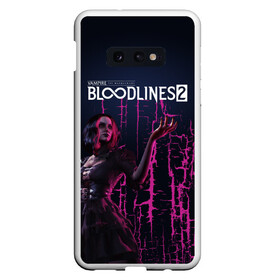 Чехол для Samsung S10E с принтом Bloodlines 2 в Рязани, Силикон | Область печати: задняя сторона чехла, без боковых панелей | Тематика изображения на принте: bloodlines 2 | vampire | vampire the masquerade | vampire the masquerade bloodlines 2 | vampire: the masquerade – bloodlines 2