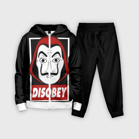 Детский костюм 3D с принтом Бумажный Дом в Рязани,  |  | casa | de | disobey | la | mask | netflix | papel | бумажный | деньги | дом | маска | маски | сериал