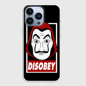 Чехол для iPhone 13 Pro с принтом Бумажный Дом в Рязани,  |  | casa | de | disobey | la | mask | netflix | papel | бумажный | деньги | дом | маска | маски | сериал