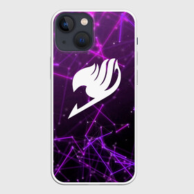 Чехол для iPhone 13 mini с принтом Helmet Fairy tail purple stripes в Рязани,  |  | fairy tail | аниме | дружба | кино | любовь | магия | манга хиро масимы | мультфильм | сёнэн | сериалы | сказка | фейри тейл | фэнтези | хвост | хвост феи