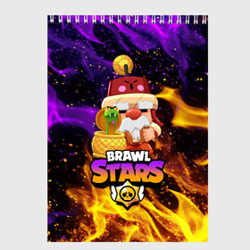 Скетчбук с принтом BRAWL STARS GALE в Рязани, 100% бумага
 | 48 листов, плотность листов — 100 г/м2, плотность картонной обложки — 250 г/м2. Листы скреплены сверху удобной пружинной спиралью | bibi | brawl stars | coach mike | crow | gale | leon | leon shark | max | mecha crow | mortis | mr.p | nani | phoenix | sally leon | sandy | spike | sprout | tara | virus 8 bit | werewolf | ворон | оборотень