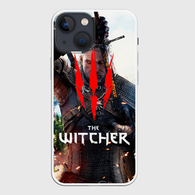 Чехол для iPhone 13 mini с принтом The Witcher. в Рязани,  |  | netflix | the witcher | американский сериал | ве витчер | ведьмак | геральт | игра | кино | нетфликс | популярные иллюстрации | сериал | сериалы | фильмы | фэнтези