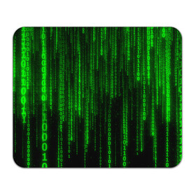 Коврик для мышки прямоугольный с принтом Матрица код цифры программист в Рязани, натуральный каучук | размер 230 х 185 мм; запечатка лицевой стороны | бинарный код | веб | вирус | всемирная паутина | двоичный код | зеленый | интернет | информация | кибер | код | кодер | кодирование | матрица | наука | олдскул | по | программирование