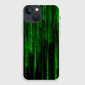 Чехол для iPhone 13 mini с принтом Матрица код цифры программист в Рязани,  |  | бинарный код | веб | вирус | всемирная паутина | двоичный код | зеленый | интернет | информация | кибер | код | кодер | кодирование | матрица | наука | олдскул | по | программирование