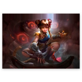 Поздравительная открытка с принтом mobile legends в Рязани, 100% бумага | плотность бумаги 280 г/м2, матовая, на обратной стороне линовка и место для марки
 | Тематика изображения на принте: 5v5 | dota | game | heroes | legends | moba | mobile | mobile legends | mobile moba | pubg | pvp | герои | дети | для женщин | для мужчин | дота | игра | легенда | моба | мобла