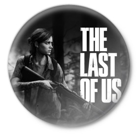 Значок с принтом THE LAST OF US 2 в Рязани,  металл | круглая форма, металлическая застежка в виде булавки | cicadas | fireflies | naughty dog | the last of us | the last of us part 2 | tlou | tlou2 | джоэл | последние из нас | цикады | элли