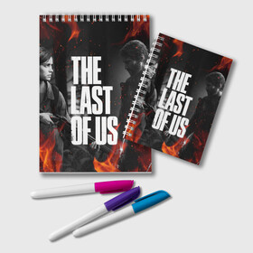 Блокнот с принтом THE LAST OF US 2 в Рязани, 100% бумага | 48 листов, плотность листов — 60 г/м2, плотность картонной обложки — 250 г/м2. Листы скреплены удобной пружинной спиралью. Цвет линий — светло-серый
 | cicadas | fireflies | naughty dog | the last of us | the last of us part 2 | tlou | tlou2 | джоэл | ласт оф ас | последние из нас | цикады | элли