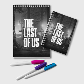 Блокнот с принтом THE LAST OF US 2 в Рязани, 100% бумага | 48 листов, плотность листов — 60 г/м2, плотность картонной обложки — 250 г/м2. Листы скреплены удобной пружинной спиралью. Цвет линий — светло-серый
 | cicadas | fireflies | naughty dog | the last of us | the last of us part 2 | tlou | tlou2 | джоэл | последние из нас | цикады | элли