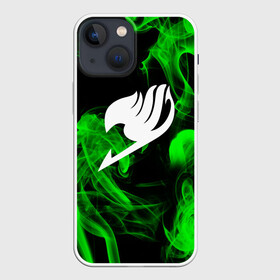 Чехол для iPhone 13 mini с принтом Helmet Fairy tail green steam в Рязани,  |  | Тематика изображения на принте: fairy tail | аниме | дружба | кино | любовь | магия | манга хиро масимы | мультфильм | сёнэн | сериалы | сказка | фейри тейл | фэнтези | хвост | хвост феи