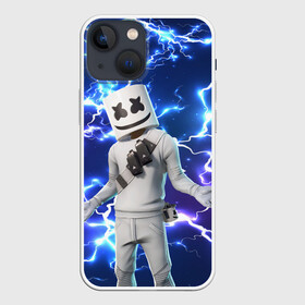 Чехол для iPhone 13 mini с принтом FORTNITE x MARSHMELLO в Рязани,  |  | deadmau5 | fortnite | fortnite 2 | fortnite x маршмелло | ikonik | marshmello | ninja | ninja streamer | raven | travis scott | ворон | иконик | ниндзя | пили | рейвен | трэвис скотт | фортнайт