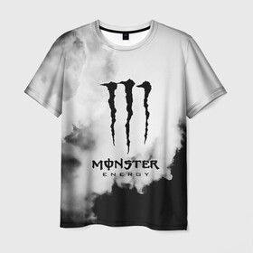 Мужская футболка 3D с принтом MONSTER ENERGY в Рязани, 100% полиэфир | прямой крой, круглый вырез горловины, длина до линии бедер | adrenalin | energy monster | monster | monster energy | monstr | sport | адреналин | монстер | монстр | напиток | спорт | энергетик