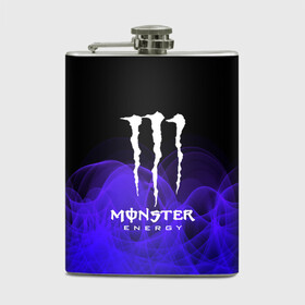 Фляга с принтом MONSTER ENERGY в Рязани, металлический корпус | емкость 0,22 л, размер 125 х 94 мм. Виниловая наклейка запечатывается полностью | adrenalin | energy monster | monster | monster energy | monstr | sport | адреналин | монстер | монстр | напиток | спорт | энергетик