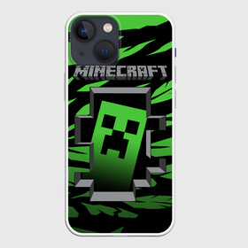 Чехол для iPhone 13 mini с принтом Minecraft в Рязани,  |  | funny | mine | minecraft | mods | noob | pro | skins | story | vs | zombie | данженс | инди | конструктор | майнкрафт | моды | нуб | скин | скрипер | шахта