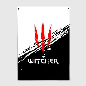 Постер с принтом The Witcher. в Рязани, 100% бумага
 | бумага, плотность 150 мг. Матовая, но за счет высокого коэффициента гладкости имеет небольшой блеск и дает на свету блики, но в отличии от глянцевой бумаги не покрыта лаком | netflix | the witcher | американский сериал | ве витчер | ведьмак | геральт | игра | кино | нетфликс | популярные иллюстрации | сериал | сериалы | фильмы | фэнтези