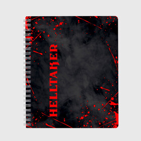 Тетрадь с принтом Helltaker Logo (Z) в Рязани, 100% бумага | 48 листов, плотность листов — 60 г/м2, плотность картонной обложки — 250 г/м2. Листы скреплены сбоку удобной пружинной спиралью. Уголки страниц и обложки скругленные. Цвет линий — светло-серый
 | azazel | beelzebub | cerberus | helltaker | judgement | justice | lucifer | malina | modeus | pandemonica | vanripper | zdrada | головоломка | демонессы | демоны | захватчик ада | зрада | инди | уставший демон | цербер