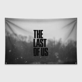 Флаг-баннер с принтом THE LAST OF US 2 в Рязани, 100% полиэстер | размер 67 х 109 см, плотность ткани — 95 г/м2; по краям флага есть четыре люверса для крепления | cicadas | fireflies | naughty dog | the last of us | the last of us part 2 | tlou | tlou2 | джоэл | последние из нас | цикады | элли