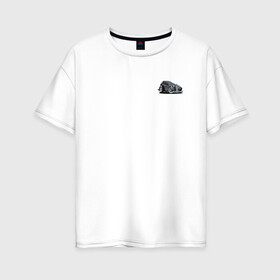 Женская футболка хлопок Oversize с принтом HOT ROD Классика Авто в Рязани, 100% хлопок | свободный крой, круглый ворот, спущенный рукав, длина до линии бедер
 | hot rod | авто | классика