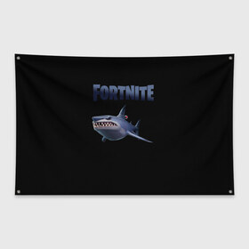 Флаг-баннер с принтом Loot Shark Fortnite в Рязани, 100% полиэстер | размер 67 х 109 см, плотность ткани — 95 г/м2; по краям флага есть четыре люверса для крепления | chapter 2 | fortnite | fortnite 13 | fortnite 3 | loot shark | loot shark fortnite | season 3 | shark | shark fortnite 3 | акула | акула фортнайт | акула фортнайт 3 | лут акула | сезон 3 | фортнайт | фортнайт 13 | фортнайт 3 | фортнайт вторая глава | форт