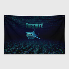 Флаг-баннер с принтом Loot Shark Fortnite в Рязани, 100% полиэстер | размер 67 х 109 см, плотность ткани — 95 г/м2; по краям флага есть четыре люверса для крепления | chapter 2 | fortnite | fortnite 13 | fortnite 3 | loot shark | loot shark fortnite | season 3 | shark | shark fortnite 3 | акула | акула фортнайт | акула фортнайт 3 | лут акула | сезон 3 | фортнайт | фортнайт 13 | фортнайт 3 | фортнайт вторая глава | форт