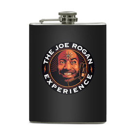 Фляга с принтом THE JOE ROGAN EXPERIENCE в Рязани, металлический корпус | емкость 0,22 л, размер 125 х 94 мм. Виниловая наклейка запечатывается полностью | Тематика изображения на принте: comedian | humor | internet | joe rogan | jujutsu | meme | mma | podcast | psychedelia | stand up | ufc | борьба | джиуджитсу | джо роган | единоборства | интернет | комик | мем | подкаст | психоделия | стендап | юмор