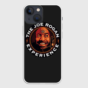 Чехол для iPhone 13 mini с принтом THE JOE ROGAN EXPERIENCE в Рязани,  |  | Тематика изображения на принте: comedian | humor | internet | joe rogan | jujutsu | meme | mma | podcast | psychedelia | stand up | ufc | борьба | джиуджитсу | джо роган | единоборства | интернет | комик | мем | подкаст | психоделия | стендап | юмор