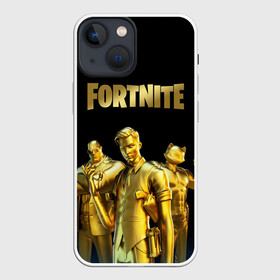 Чехол для iPhone 13 mini с принтом FORTNITE GOLD SQUAD в Рязани,  |  | 2 часть | 3 season | 3 сезон | fortnite | gold | midas | squad | мидас | фортнайт