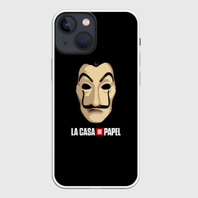 Чехол для iPhone 13 mini с принтом БУМАЖНЫЙ ДОМ в Рязани,  |  | bella ciao | berlin | denver | helsinki | la casa de papel | moscow | nairobi | netflix | oslo | professor | rio | spain | tokyo | белла чао | берлин | бумажный дом | денвер | испания | лиссабон | москва | найроби | нетфликс | осло | палермо