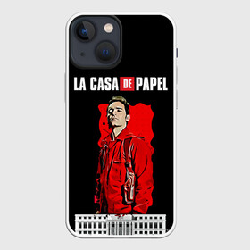 Чехол для iPhone 13 mini с принтом БУМАЖНЫЙ ДОМ в Рязани,  |  | bella ciao | berlin | denver | helsinki | la casa de papel | moscow | nairobi | netflix | oslo | professor | rio | spain | tokyo | белла чао | берлин | бумажный дом | денвер | испания | лиссабон | москва | найроби | нетфликс | осло | палермо