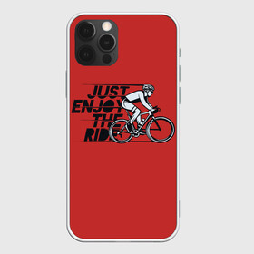 Чехол для iPhone 12 Pro Max с принтом Just Enjoy the Ride (Z) в Рязани, Силикон |  | bicycle | bicyclist | bike | biker | bmx | cycle | rider | байкер | бмх | вело | велогонщик | велосепедист | велосипед | велоспорт | гонщик