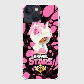 Чехол для iPhone 13 mini с принтом Brawl stars Unicorn. в Рязани,  |  | bibi | brawl stars | coach mike | leon | leon shark | mecha crow | mr.p | sally leon | sandy | sprout | unicorn | virus 8 bit | биби | бравл старс | вирус 8 бит | леон | оборотень | спроут | сэли леон