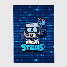 Постер с принтом virus 8 bit brawl stars Blue в Рязани, 100% бумага
 | бумага, плотность 150 мг. Матовая, но за счет высокого коэффициента гладкости имеет небольшой блеск и дает на свету блики, но в отличии от глянцевой бумаги не покрыта лаком | 8 | 8 bit | 8 бит | 8бит | brawl | brawl stars | brawlstars | brawl_stars | jessie | бравл | бравлстарс