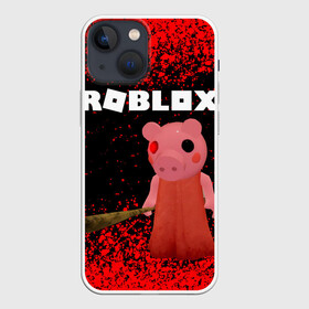 Чехол для iPhone 13 mini с принтом Roblox piggy Свинка Пигги. в Рязани,  |  | game | gamer | logo | minecraft | piggi | roblox | simulator | игра | конструктор | лого | пигги | свинья | симулятор | строительство | фигура